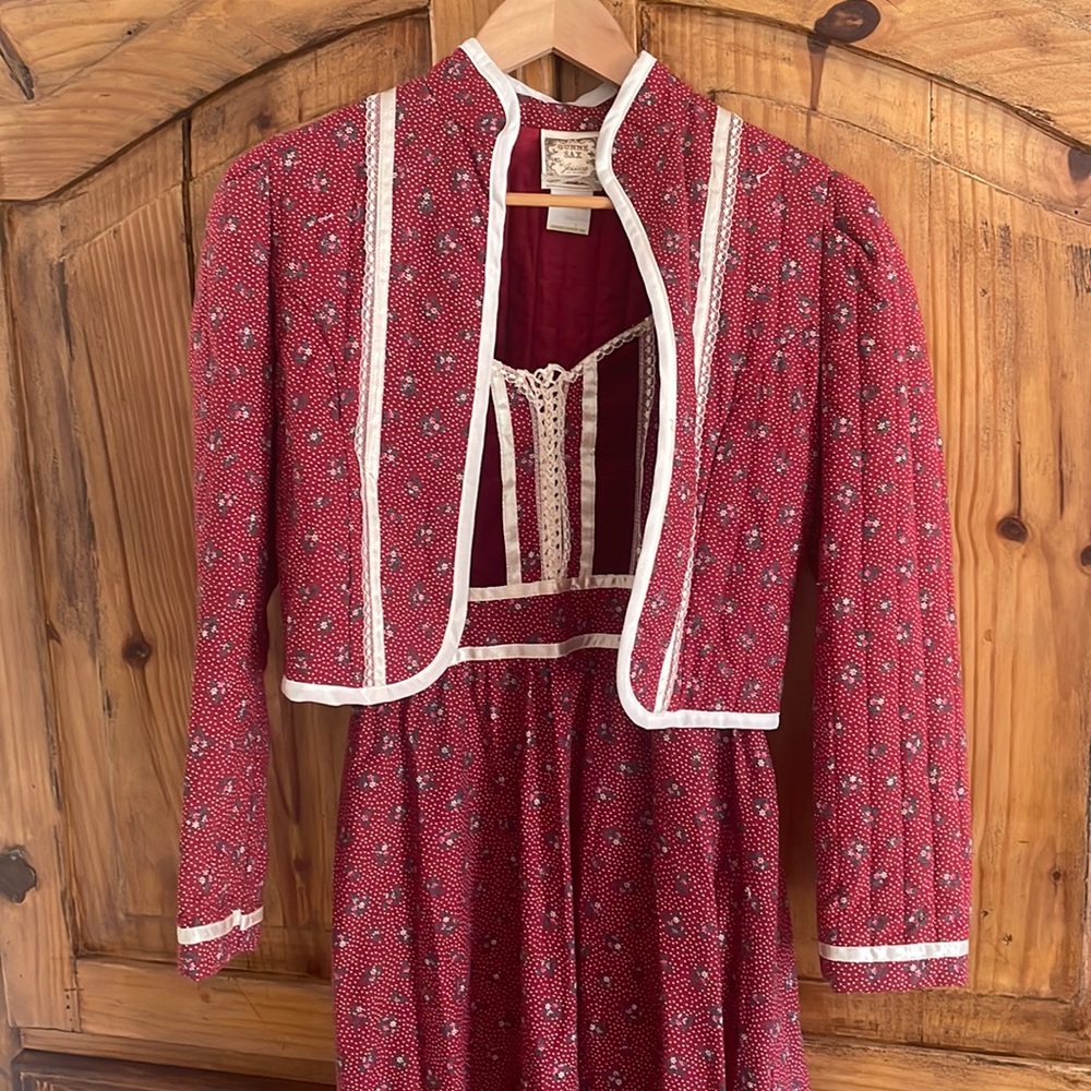 Gunne Sax prairie dress and quilted jacket! FINAL SALE